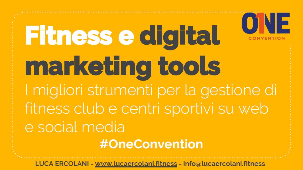 Presentazione di Luca Ercolani: i migliori strumenti digital marketing per fitness club