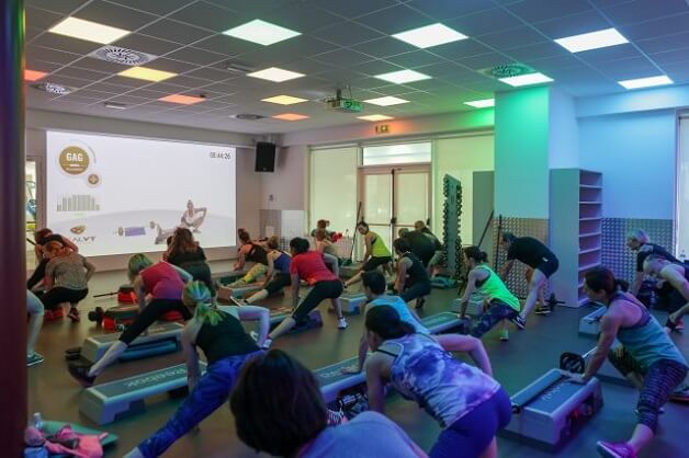 Lezione di Virtual Fitness a GClub Le Torri Bianche