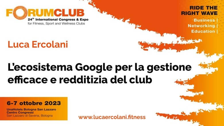 Luca Ercolani Relatore a ForumClub 2023