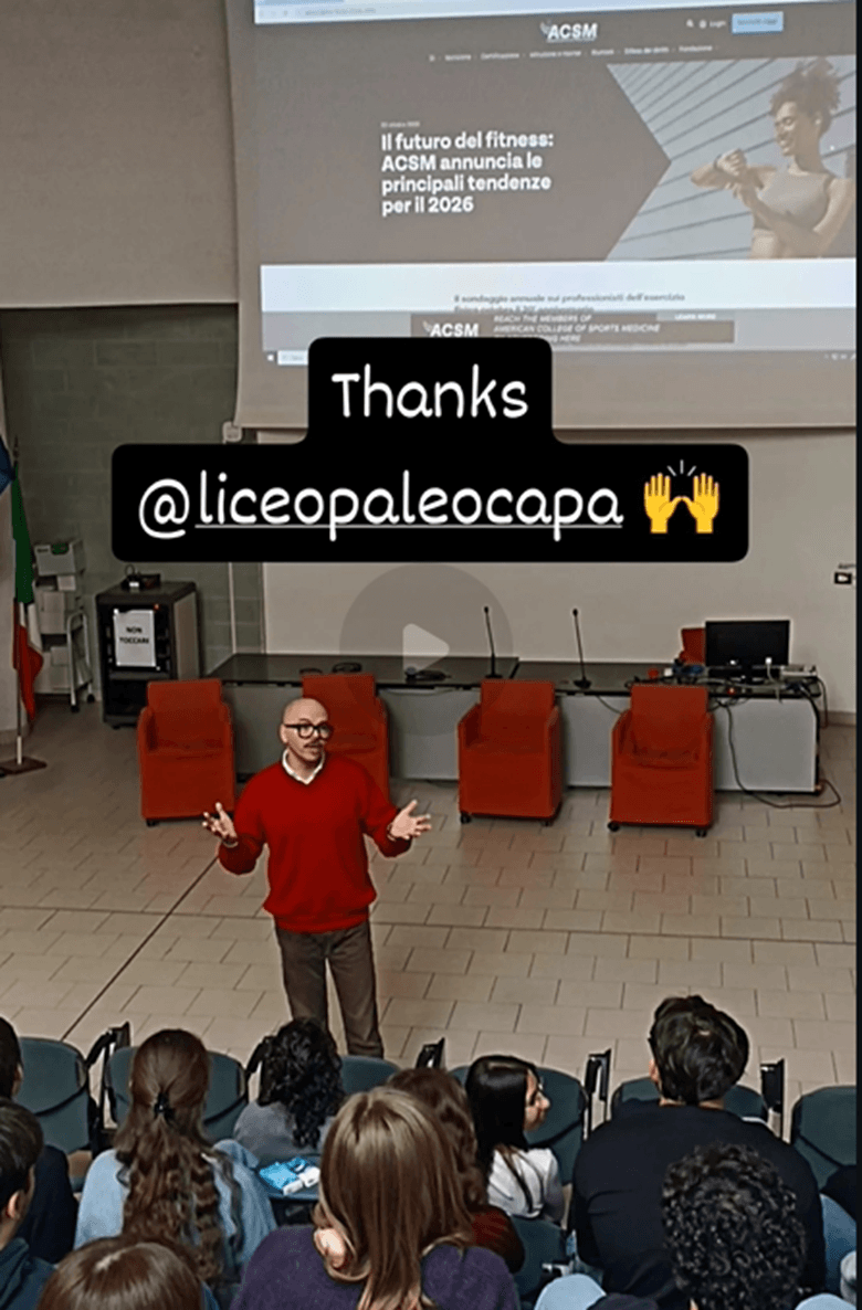 Luca Ercolani Relatore alle Giornate dello Sport